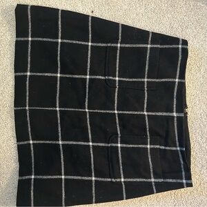 Madewell Black Skirt size 4